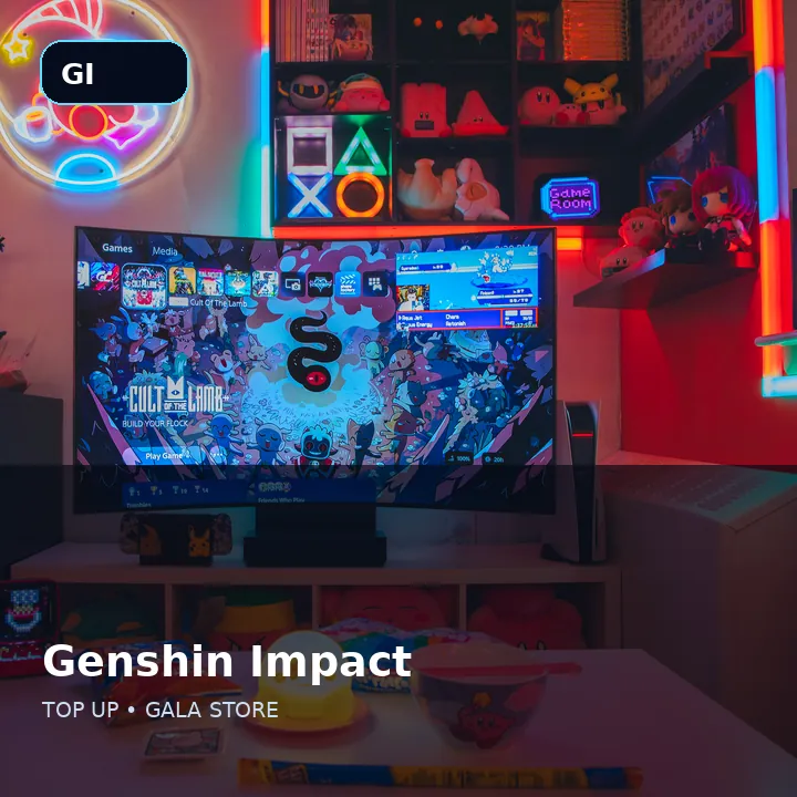 Top up Genshin Impact di GALA STORE